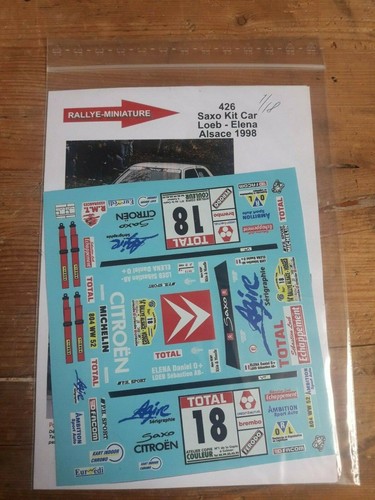 Decals ref 426 saxo kit - decals,