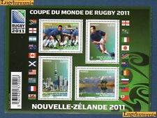 France La Feuille F4576 Coupe du Monde Rugby 2011 Nouvelle Zélande Neuf Luxe