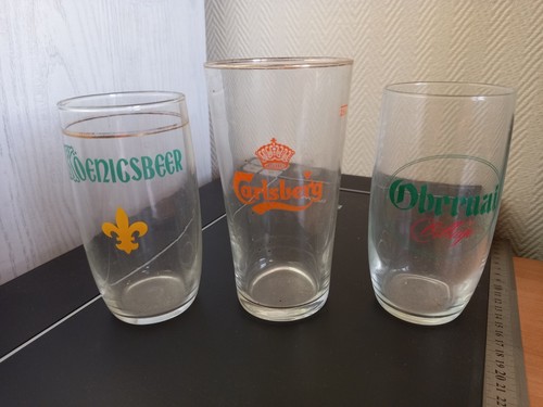 Verres bière anciens - bière,