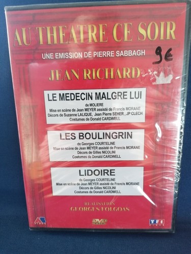 Dvd théatre soir jean - soir,