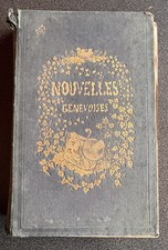 Ancien livre Nouvelles genevoises - R. Topffer - Dubochet - 1845