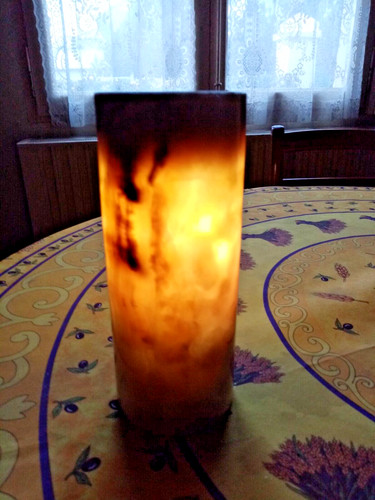 Vase rouleau albatre - en,