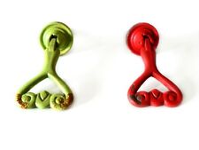 Hängegriff Poignée de Meuble Tiroir Porte Bouton Shabby Rouge Vert Rétro
