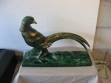 Très grande pièce en céramique de St Clément signé Lemanceau type Art déco 1930