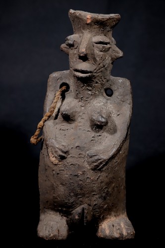 Art africain ancienne statue - -,
