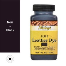Teinture pour cuir FIEBING'S Leather dye - NOIR / BLACK