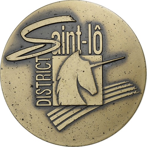 France médaille district de - médaille,,