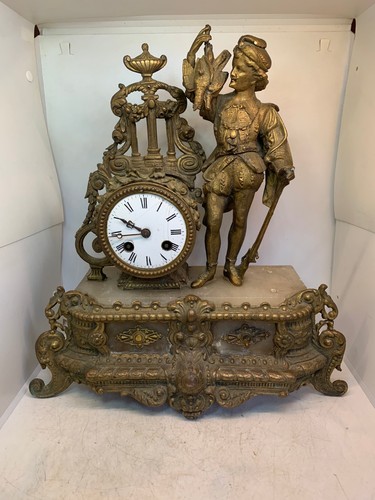 Ancienne pendule bronze - pendule,
