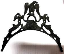 Fronton réplik clock UHR lanterne horloge comtoise AIGLE 22 Cm lys type 19 / 3 1