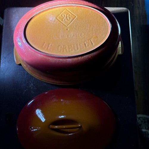 Creuset oval orange - le,