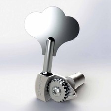 4 Mecaniques Bass Hipshot Licensed Ultralight Tuners 1/2 CloverKey CHR 20655KC