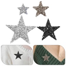  24 Pcs Écusson Thermocollant Jolis Patchs À Repasser En Forme D'étoile