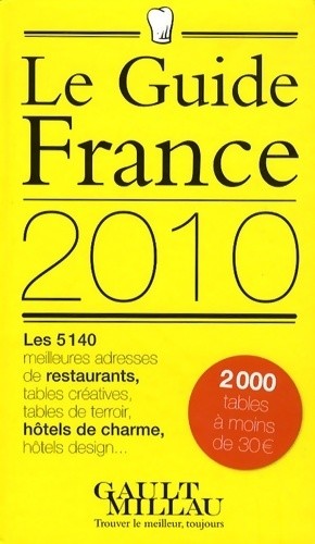Guide gault millau france 2010 - guide,