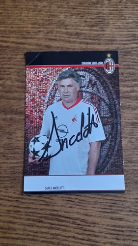 Carlo ancelotti milan card - carlo, ac