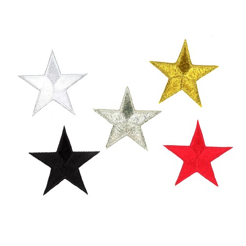 Sticker ecusson etoile tissu - sticker,