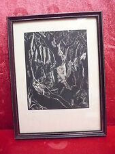 Ancien Tableau Mystique Signé