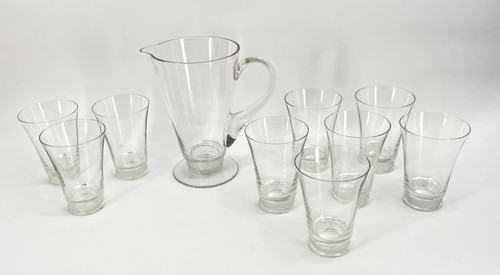 Service orangeade lalique - service, à