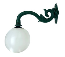 Ancienne potence de lampadaire en fonte XIXe, console