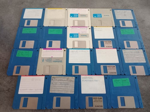 Lot disquettes atari st - de,