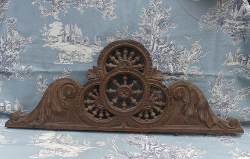 Ancien petit fronton armoire - ancien,