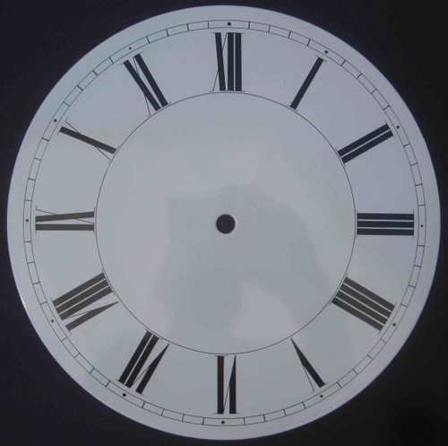 Cadran plat horloge oeil de - d'horloge,