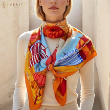 RARE VINTAGE HERMES Soie Scarf