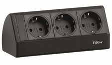 Prise de Courant Structure Inférieure Evoline Dock Cuisine 3-fach Intégré Bain