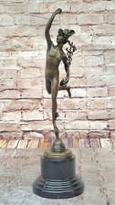 Sculpture En Bronze Et Marbre