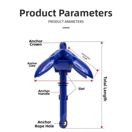 Pour ancre pliable - à, quatre