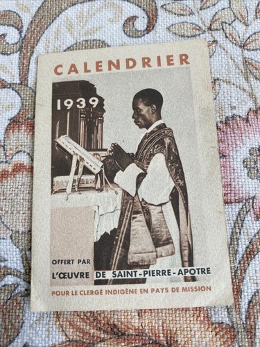 Ancien calendrier 1939 saint - ancien,