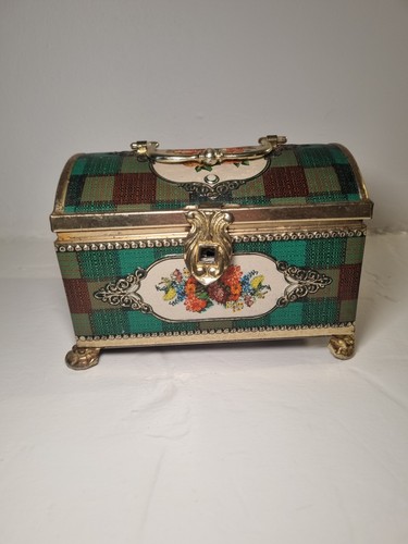 Boite fer tirelire vintage - boite, en