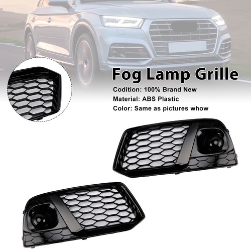 Black front honeycomb fog lamp - front,