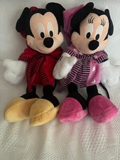 couple peluche mickey et minnie marque disney 50cm de haut