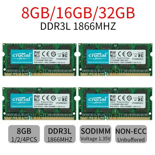 Crucial 32go 16go 8go - crucial, pc3l