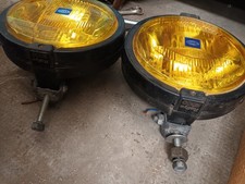  paire de phares jaune longue portée hella rallye 2000 ,  Vintage Dont Un Cassé 