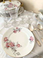 Service de table 1940 porcelaine de Limoges Salmon & Cie, assiette, plat... 51 p
