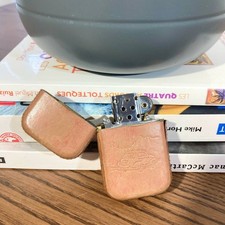 Briquet Vintage Gainé Cuir