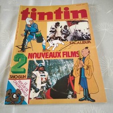 LE JOURNAL DE TINTIN 23 juin 1981 # 3625 – couverture Excalibur / Shogun
