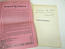 PIERRE BOST PORTE-MALHEUR 1932 ENVOI Signé VAN MELLE SP Gallimard CRIME PASSION 