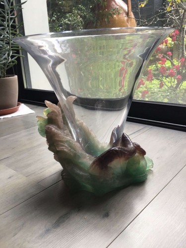 Vase daum pâte verre - daum, de