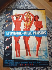 Affiche 1966 LA FONTAINE DES MILLE PLAISIRS E. Hofbauer ANN SMYRNER 120x160