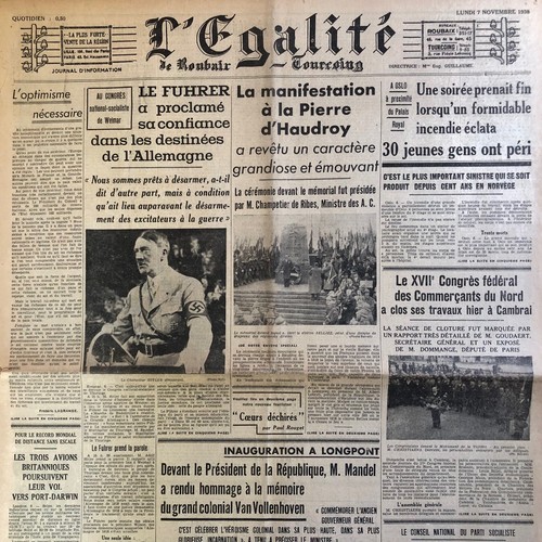 Journal egalite roubaix - l'egalite,