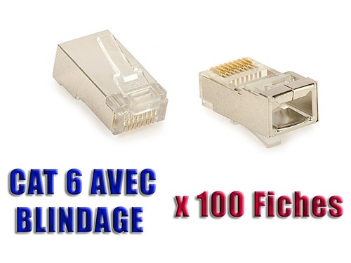 Boite 100 fiches - 100, 8p8c