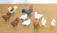 LOT SCHLEICH POULE poulet CANARD coq de FERME REGARDEZ MES AUTRES FIGURINES