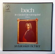 RICHTER - JS BACH well-tempered clavier vol.1 CHANT DU MONDE 3xLPs box EX+