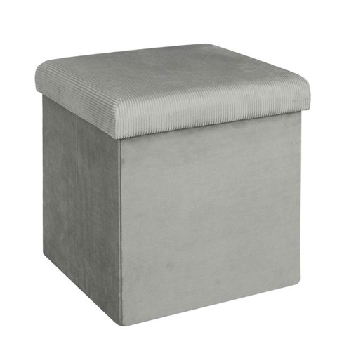 Pouf coffre rangement pliable - coffre,