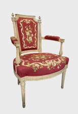 Fauteuil peint époque