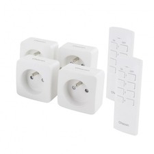 Lot de 4 mini prises On/Off et