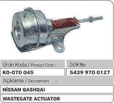 Renault - Dacia 1.5 DCI Turbo Wastegate Actuator 5439 970 0127