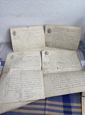 4 Anciens Documents Extrait De Registre État Civil Chambery Greffe 19 Eme
